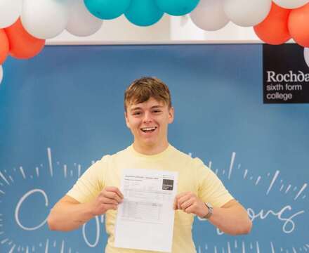 Rochdale Sixth Form College Results Day 24 120 min