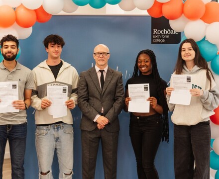 Rochdale Sixth Form College Results Day 24 263 min