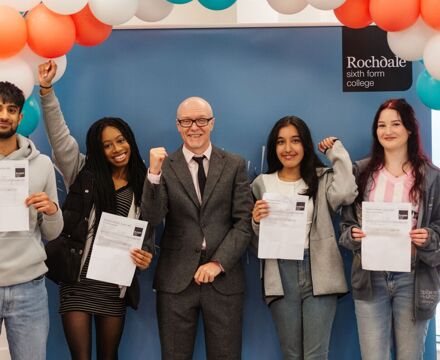 Rochdale Sixth Form College Results Day 24 257