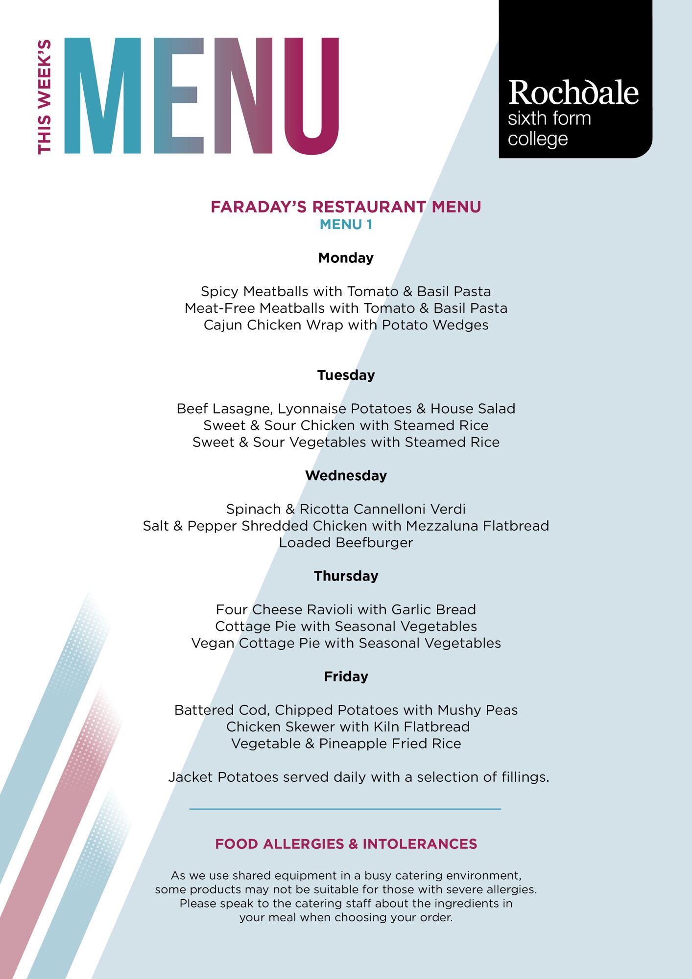 RSFC Menus