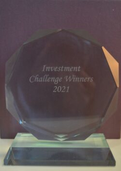 Investment challenge trophy