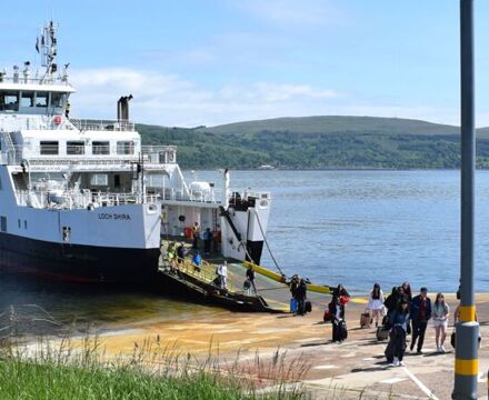 Off the ferry